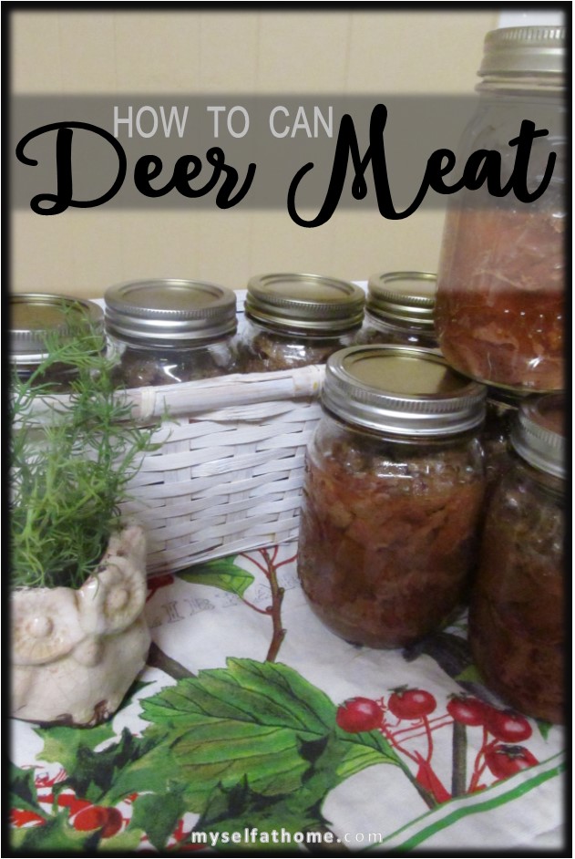 How to Can Deer Meat My Self At Home