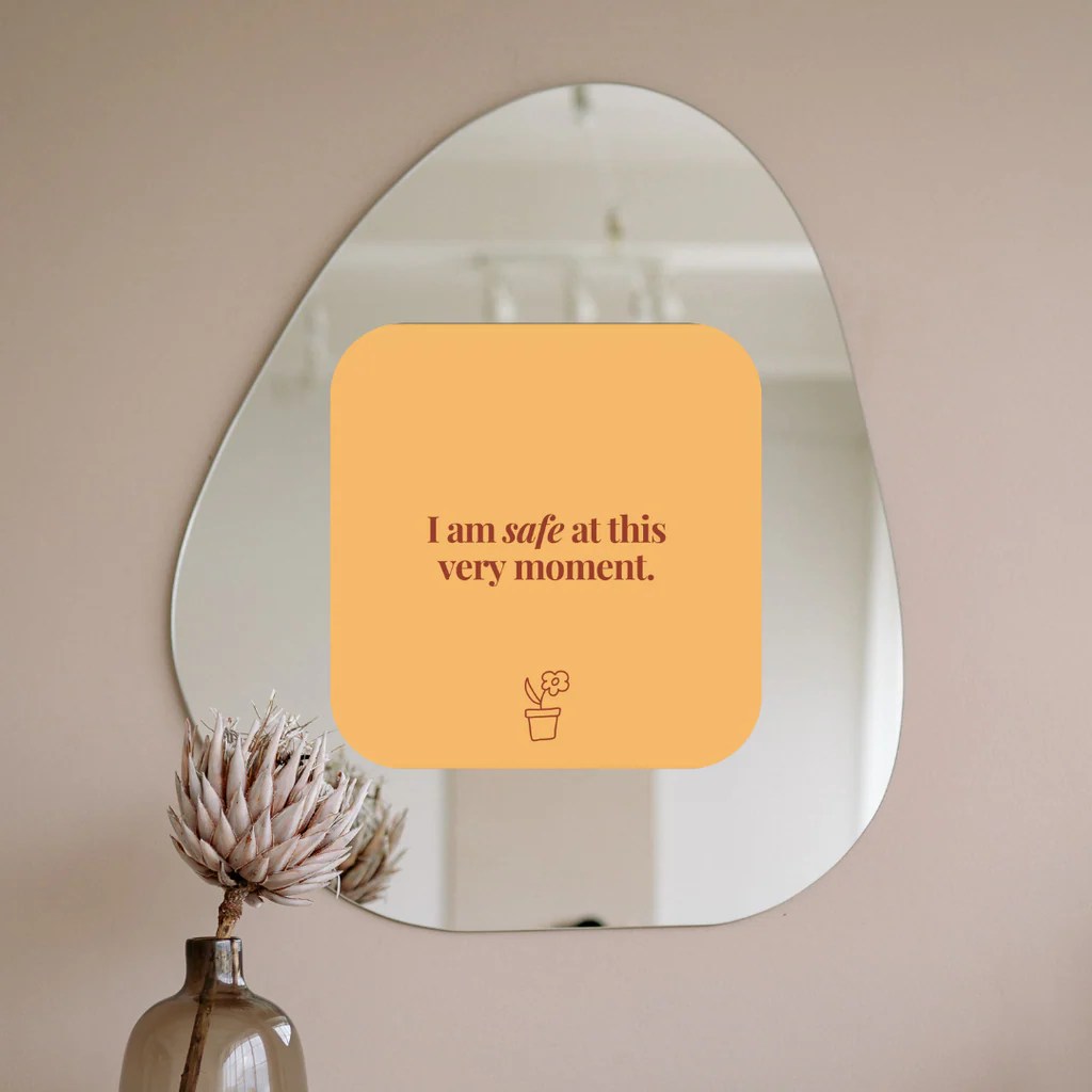 Shower Anxiety Affirmation Cards Spring Edition SelfCare Shower