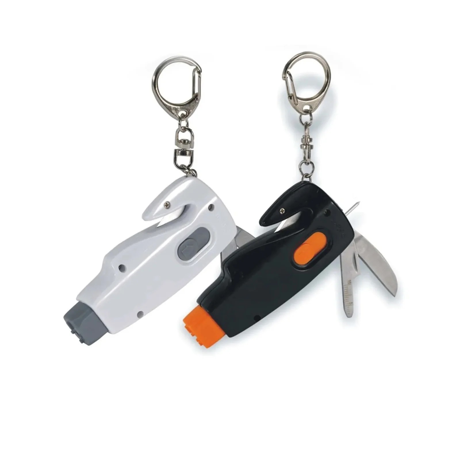 WindowBreaker SeatbeltCutter MultiTool Car Safety Keychain Self