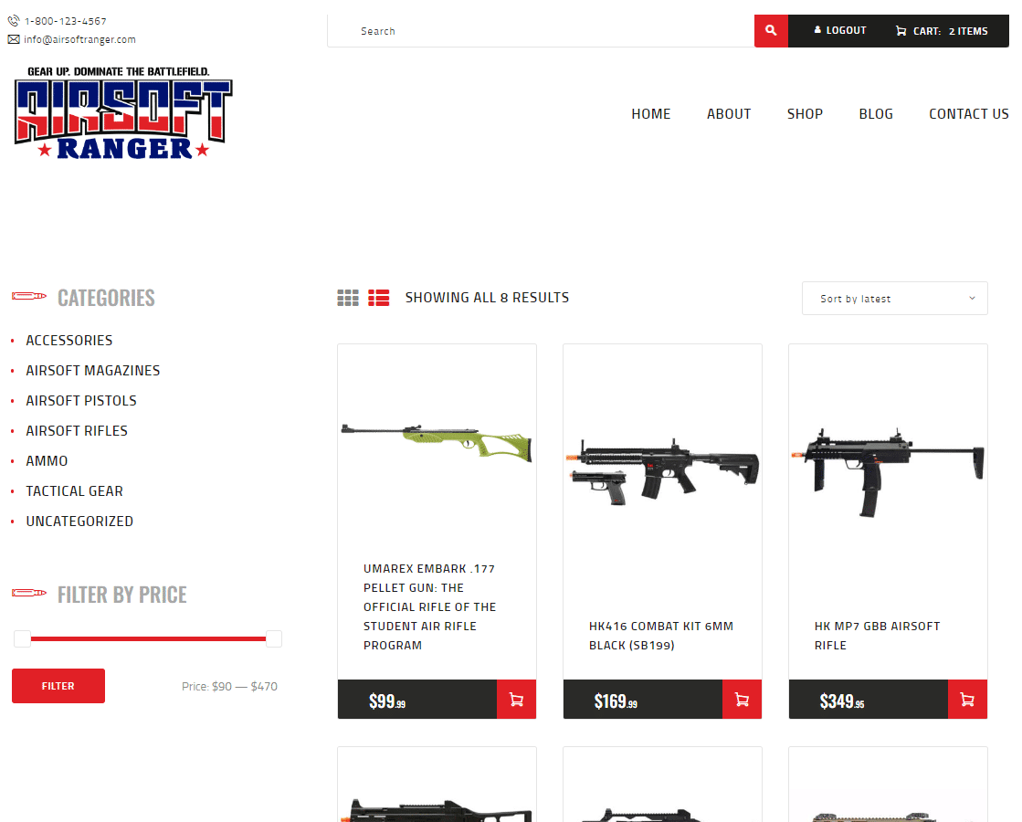 Top Airsoft Gear Airsoft Ranger