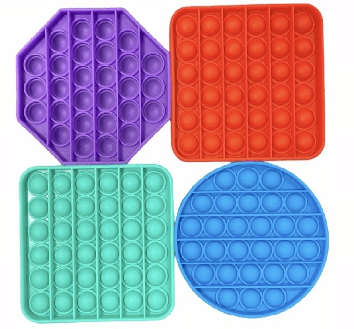 Bubble Popper Fidget 1 piece, assorted colors and shapes available