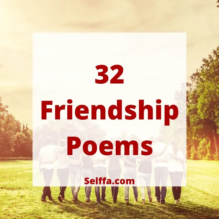 32 Friendship Poems SELFFA