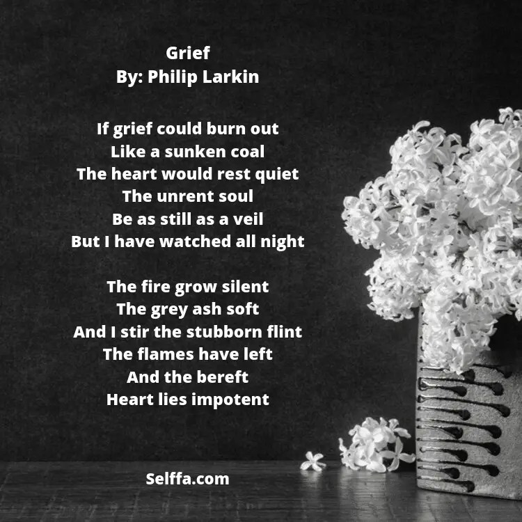 26 Grief Poems SELFFA