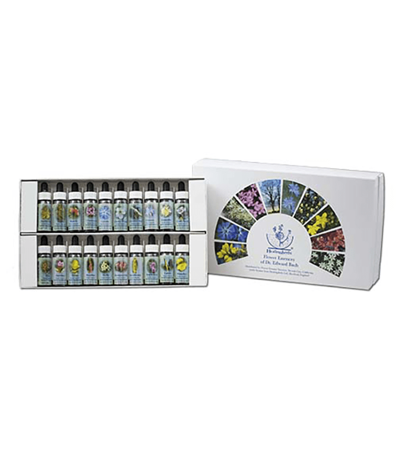 Healing Herb Flower Essence Kit, 7.5 ml, 40 Bottles Self Heal