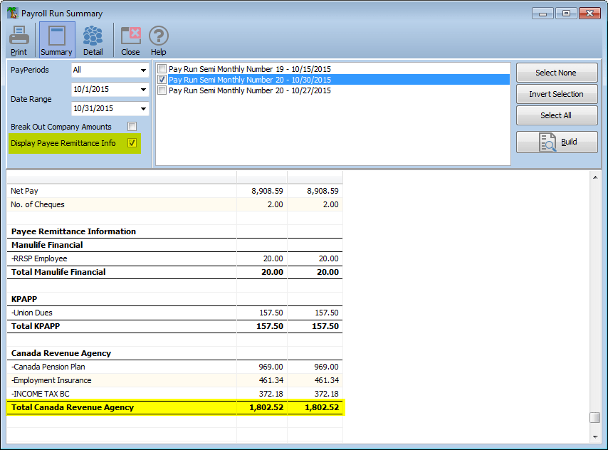 Making the Remittance