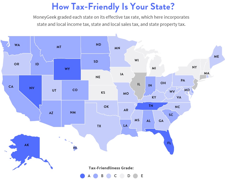 In the United States, Where are Middle Class Taxpayers Treated the Best