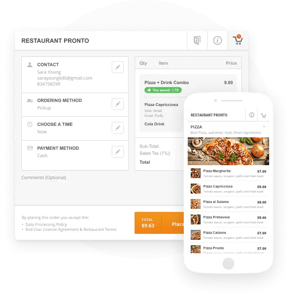 Facebook Ordering System For Restaurants Self Serve Menu