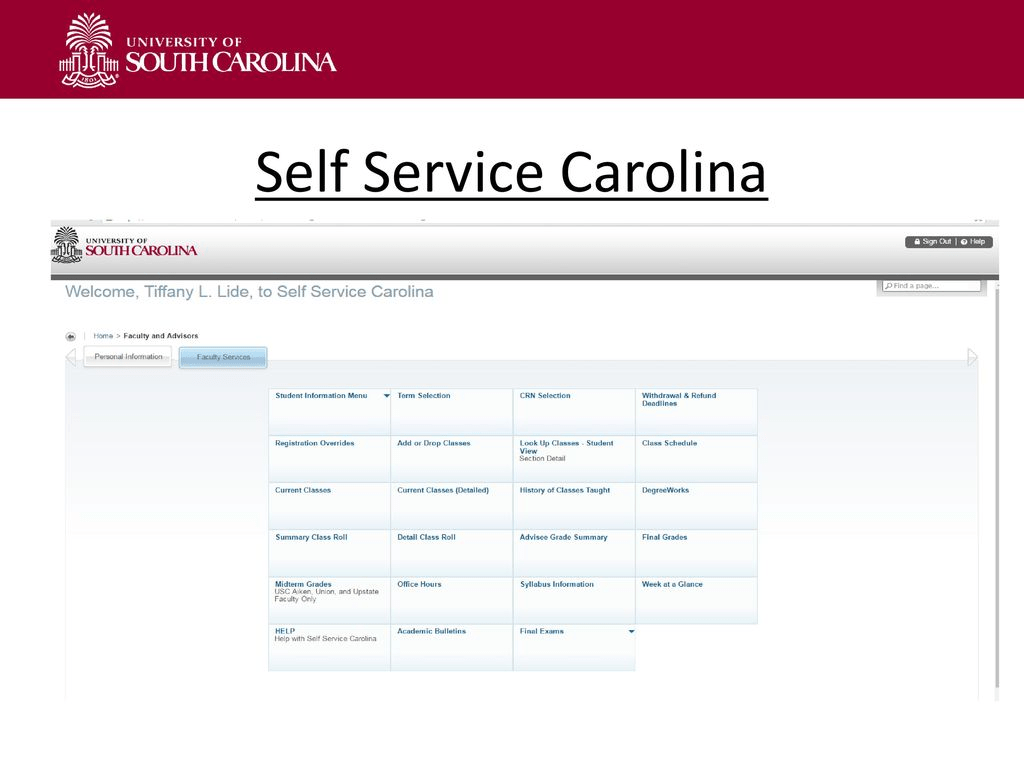 Navigating Self Service Carolina A Comprehensive Guide Guide to USC(04)