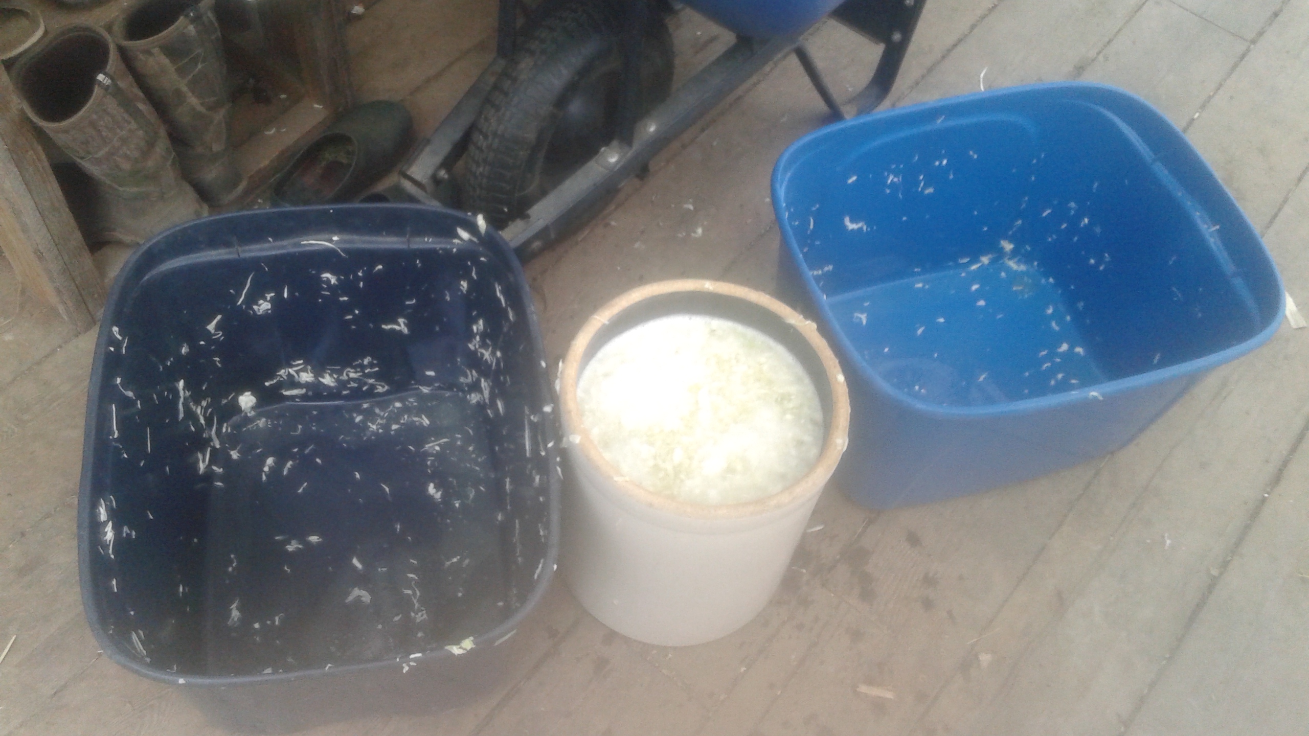 Making butter, sauerkraut and ice cream SelfSustainable Farming