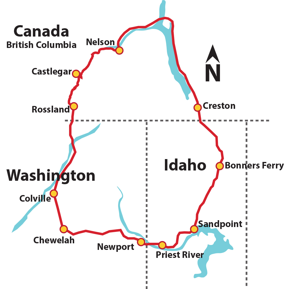 International Selkirk Loop Bike Tour Selkirk Road Cycling