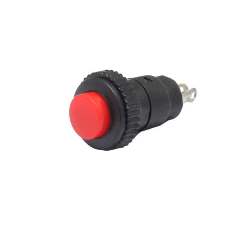PA-314 10MM Momentary High Head PA Plastic 2 Pin Push Button Switch
