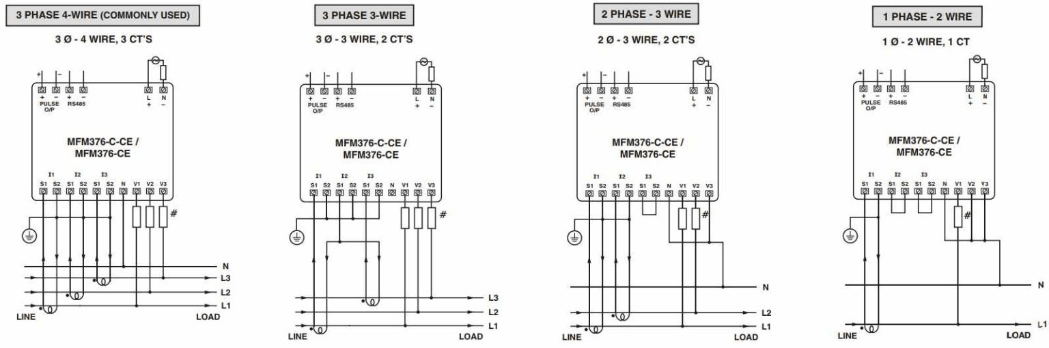 Multifunction Meter Connection Diagram Instruction - Sell-Best