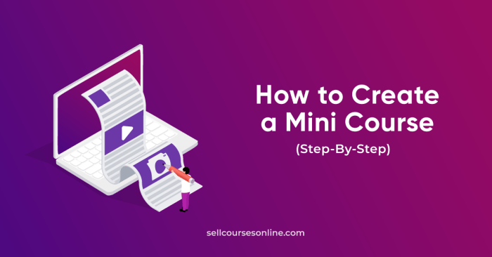 How to Create a Mini-Course How to Create a Mini-Course
