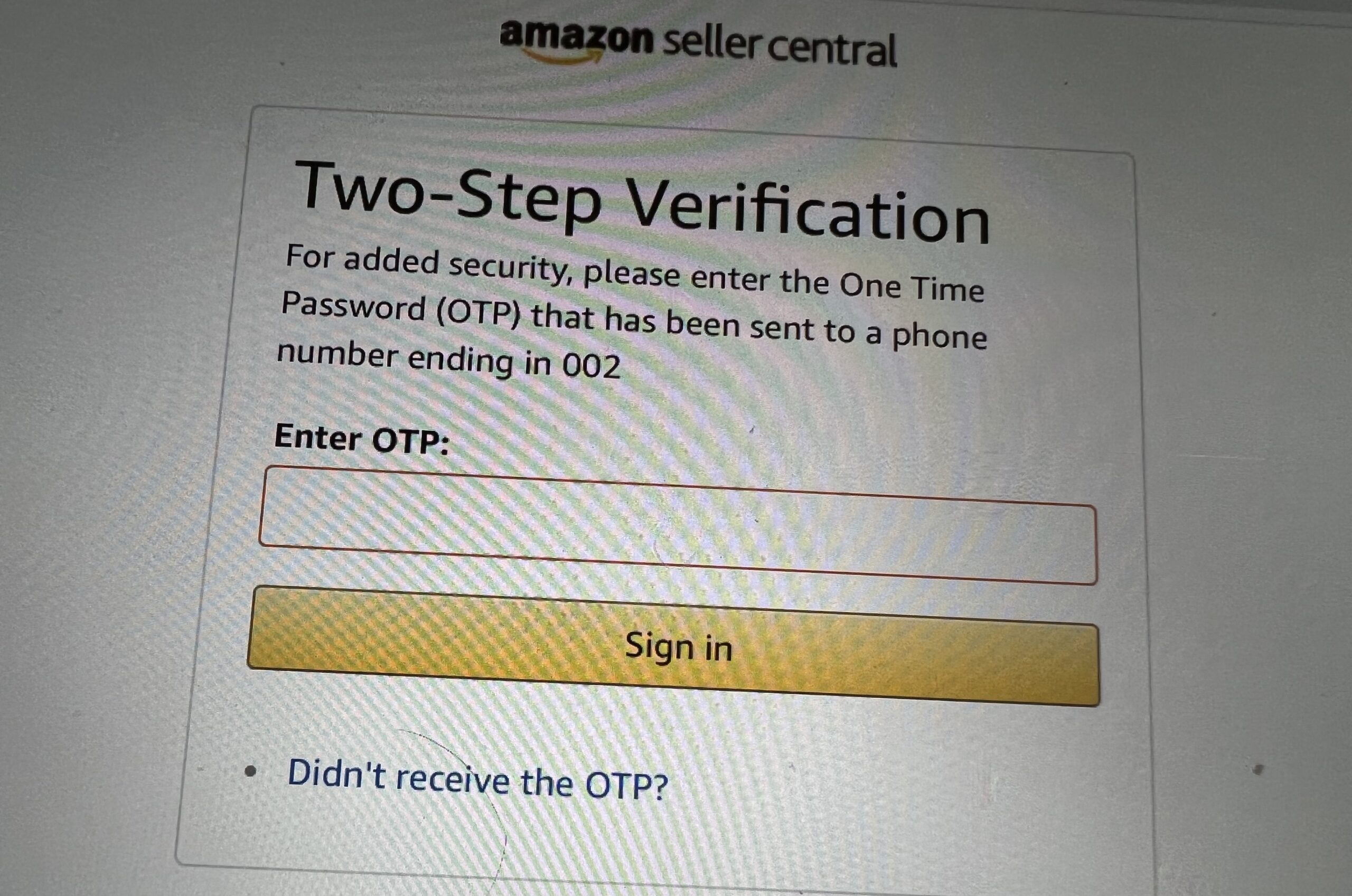 How to recover your Amazon Seller Account when Two Step Verification