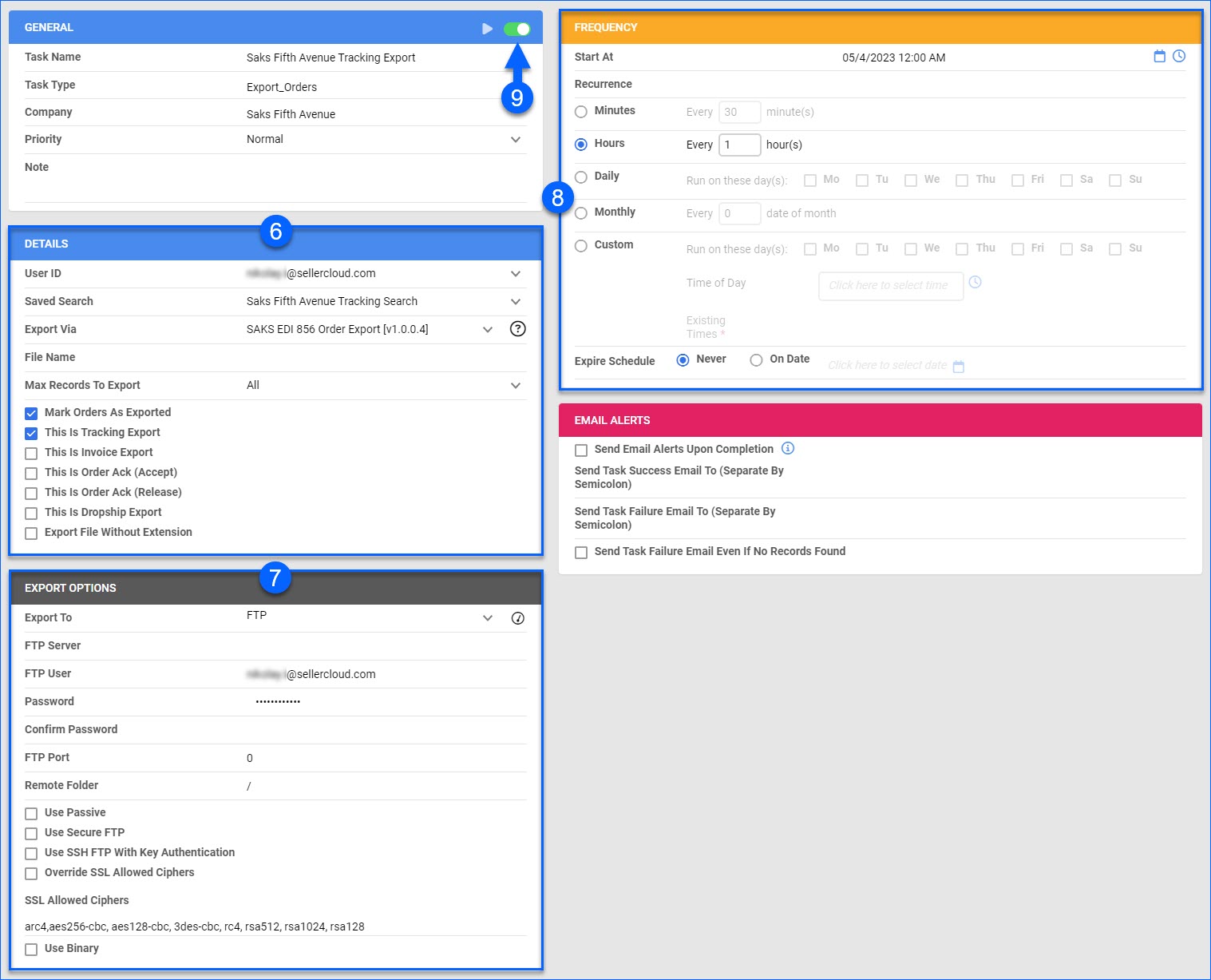 Saks Fifth Avenue Integration Through Radial Sellercloud Help