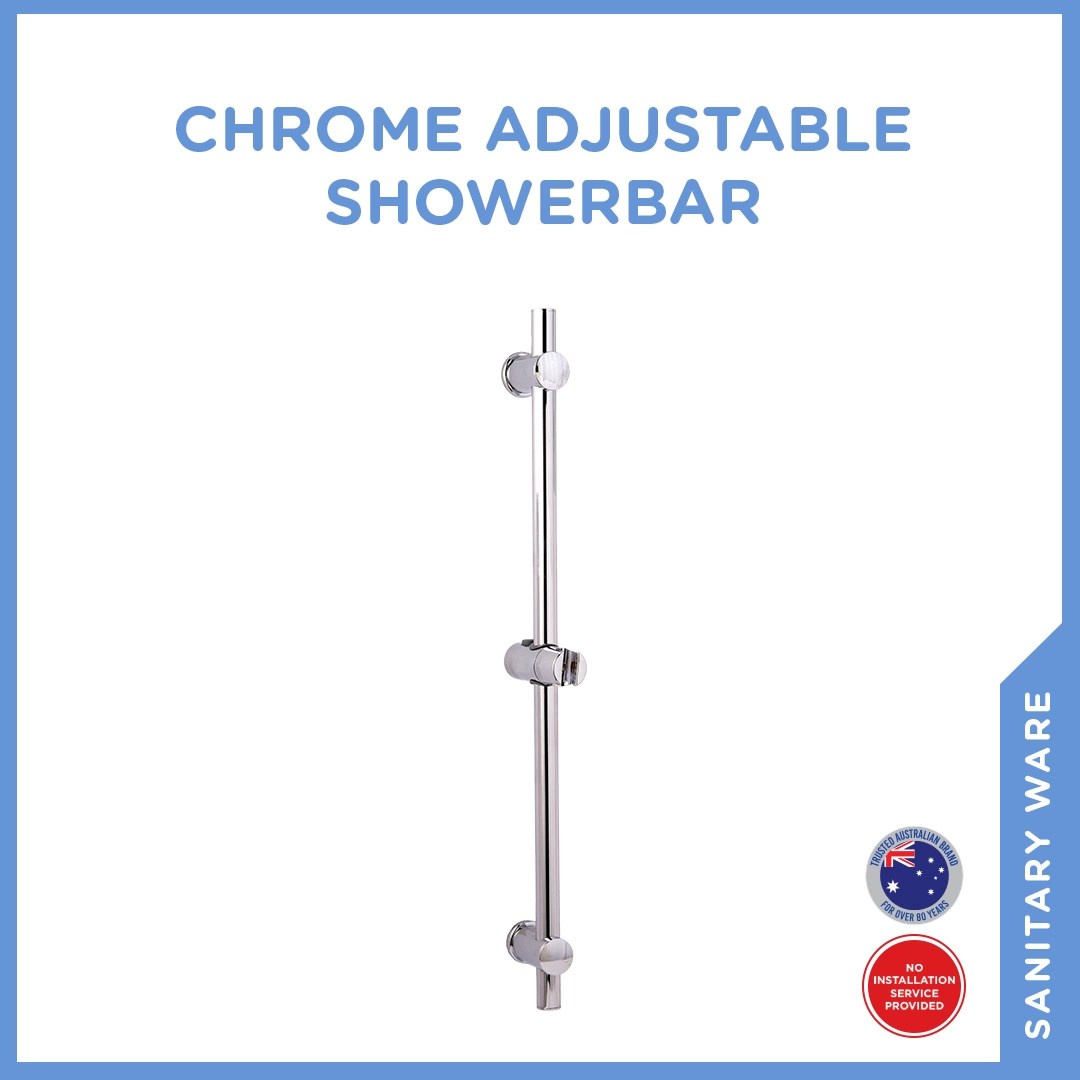 Buy Chrome Adjustable Showerbar Online at Selleys Singapore