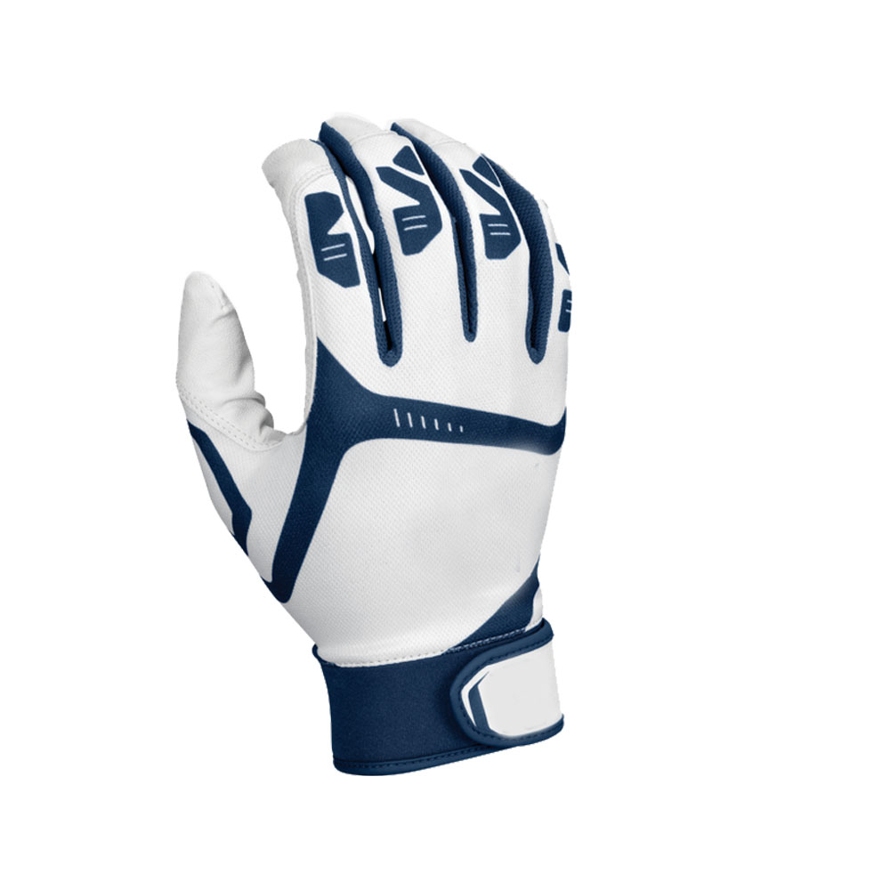 Wholesale batting gloves goatskin leather palm batting gloves