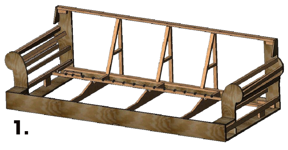 Frame and Spring Construction Sell Sofas