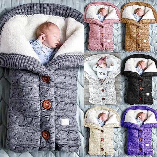 BABY WINTER POD KNIT BLANKET Sell This Now