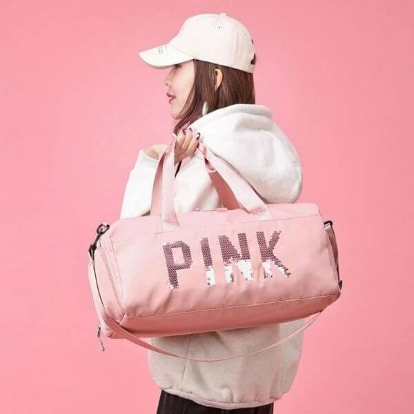 PINK FITNESS DUFFLE BAG Sell This Now