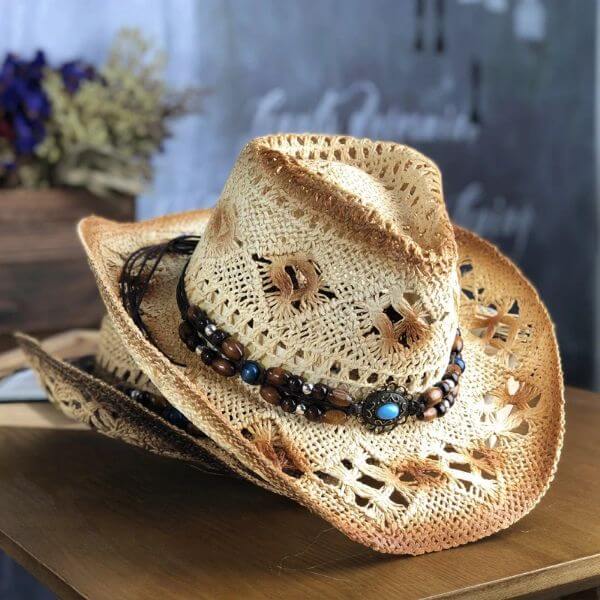 STRAW WESTERN COWBOY HAT Sell This Now
