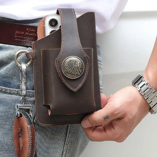 MULTIFUNCTIONAL LEATHER BELT BAG Sell This Now