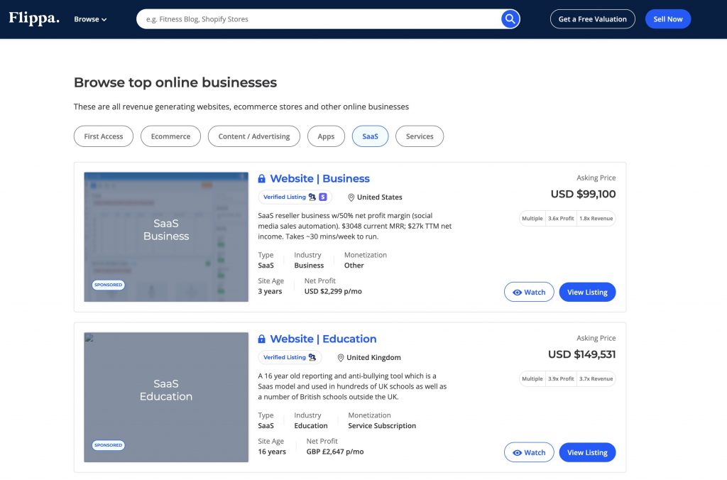 Where To Put Dropshipping Businesses Up For Sale? [5 Platforms]
