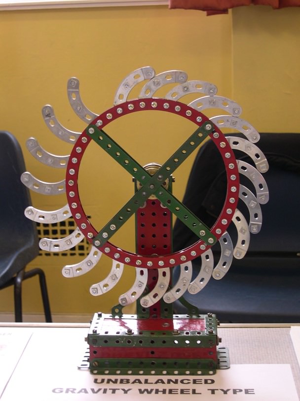Unbalanced Gravity Wheel Perpetual Motion Machine — South East London