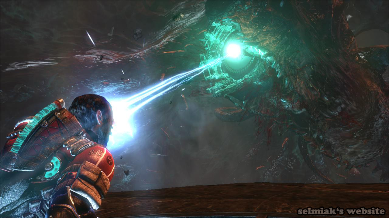 Dead Space 3 Blood Moon Boss Fight (Chapter 19) Final Boss Marker Eyes