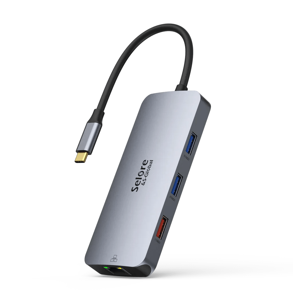 Selore Docking Station with Dual USB C 3.1 ( 9 in 1 )