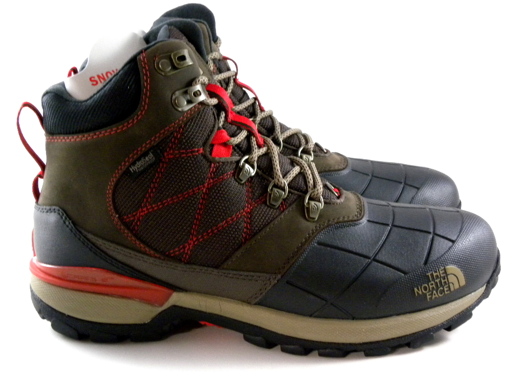 THE NORTH FACE SNOWSQUALL MID DEMITASSE BROWN/RED MENS HIKING Boots eBay