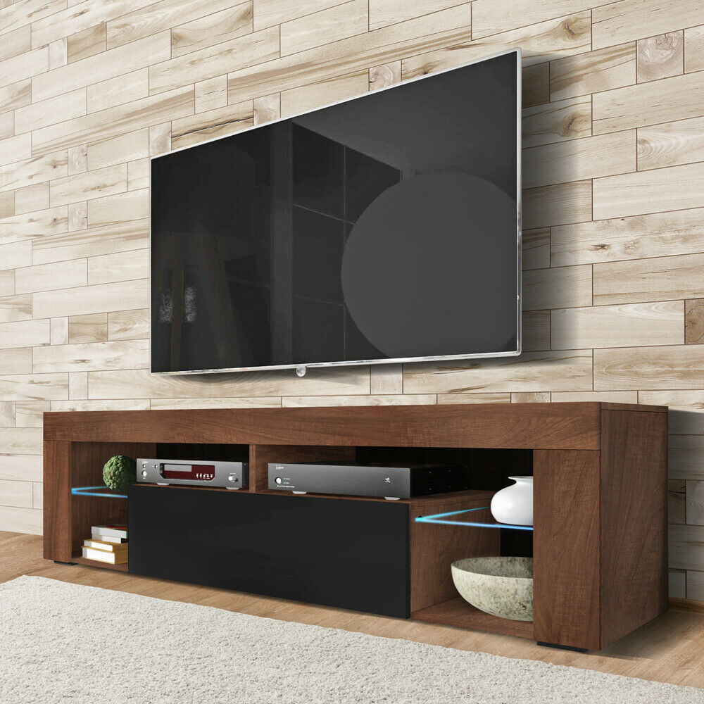 SWIFT Meuble tv suspendu / à poser 140 180 cm beige blanc