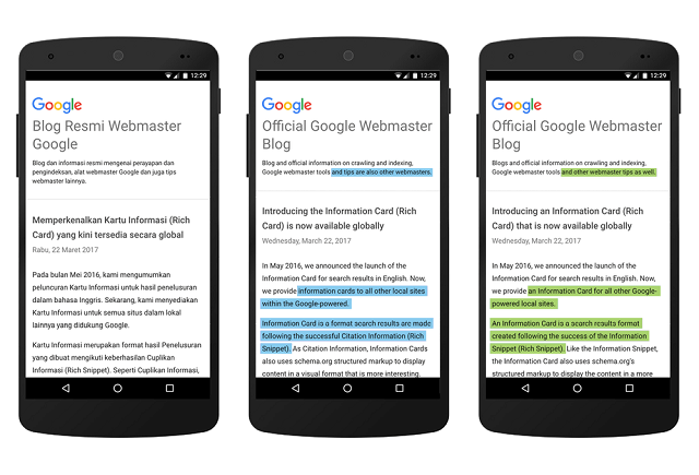 Terjemahan Bahasa Inggris Terjemahan Google Translate Google