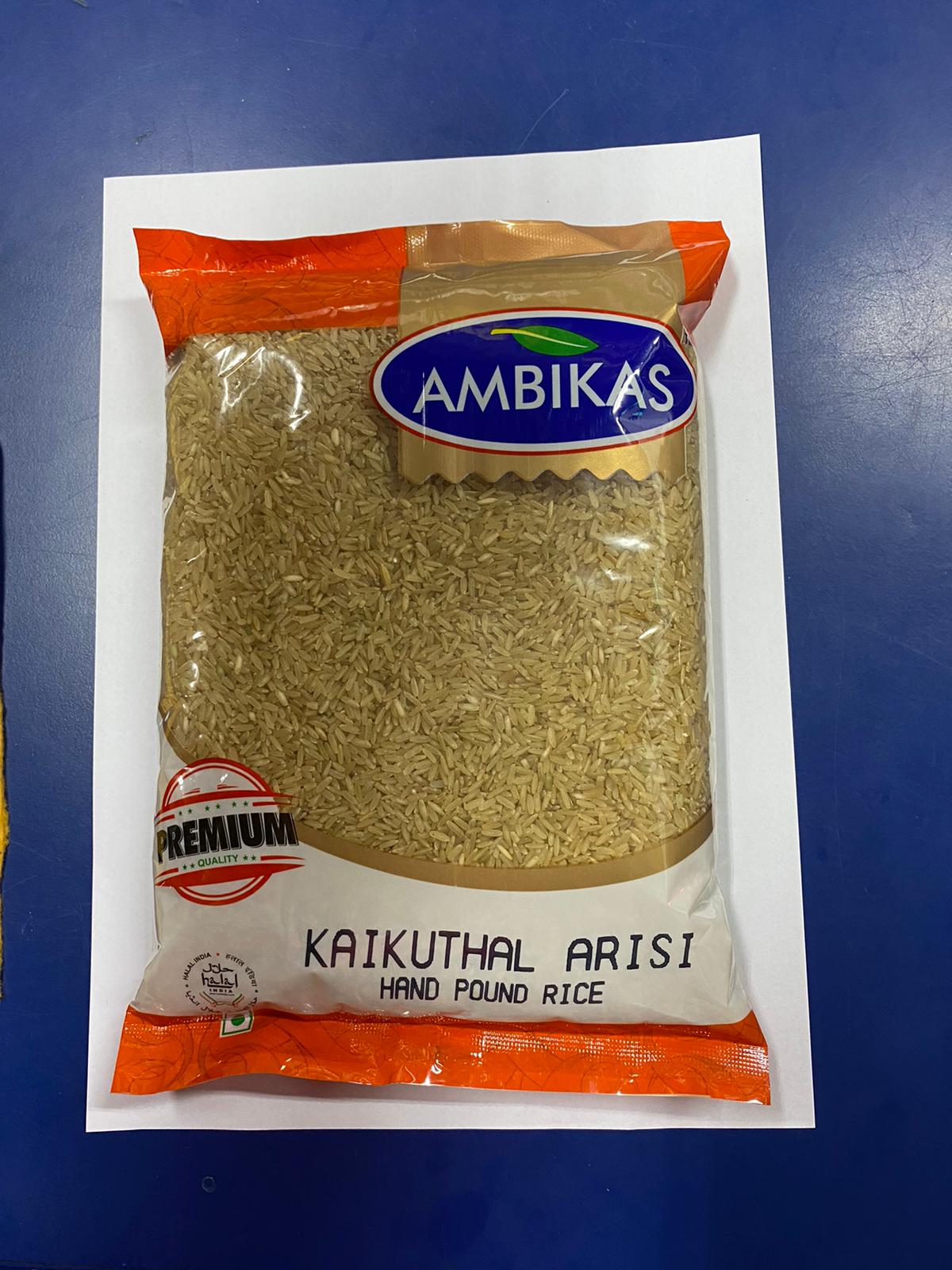 Kaikuthal Arisi 1kg(Hand Pound Rice) Selvi Store