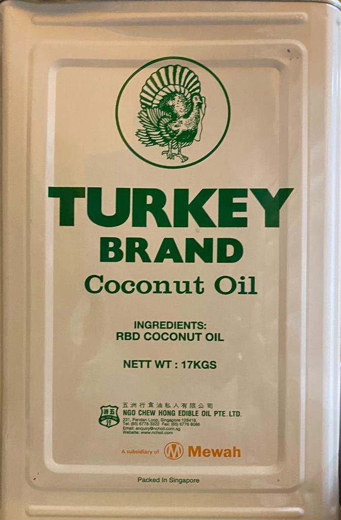 Turkey Brand Coconut Oil 17Kg Selvi Store
