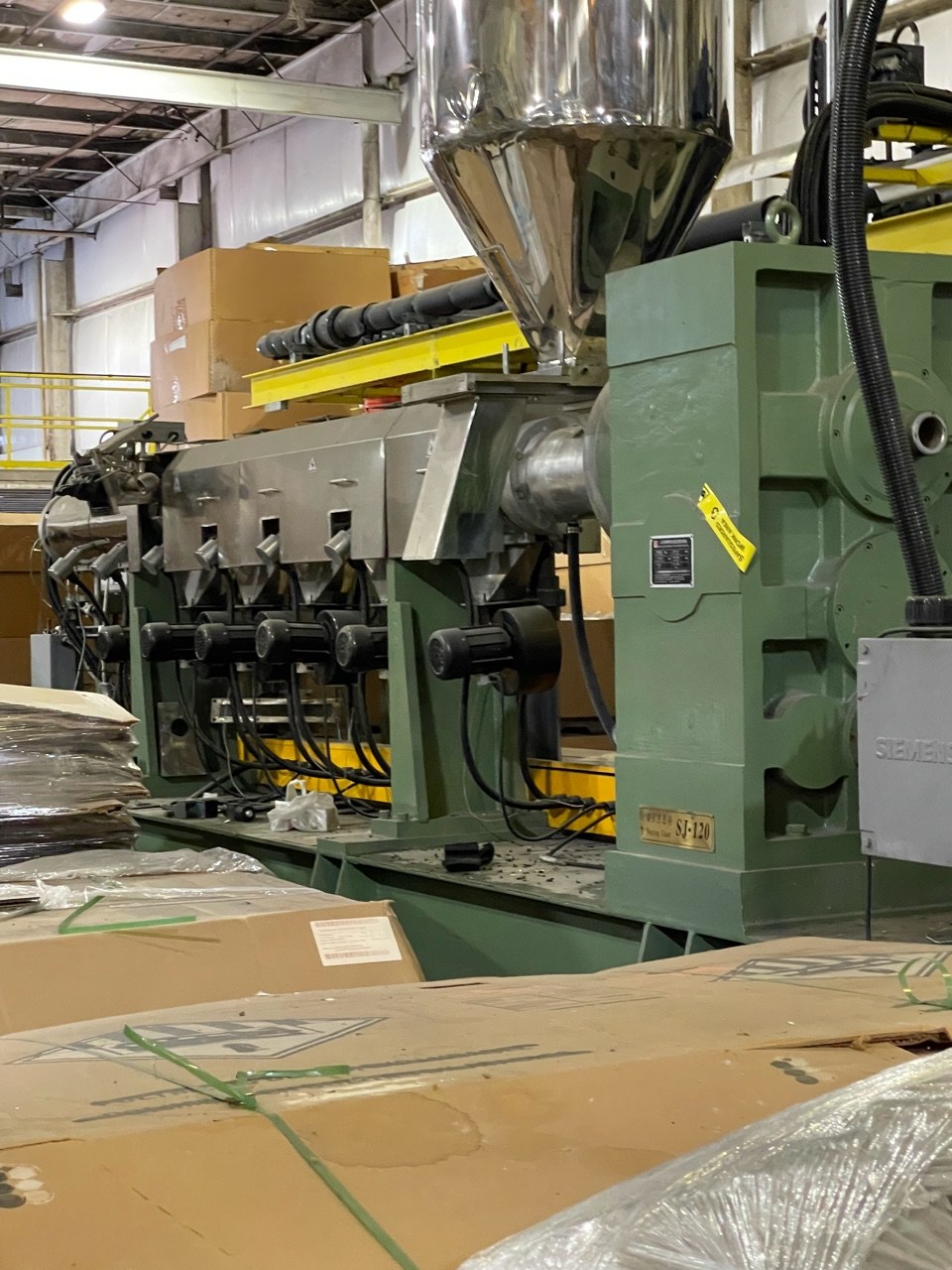 SJ120 Single Screw Extruder with Controls Southeast Machinery