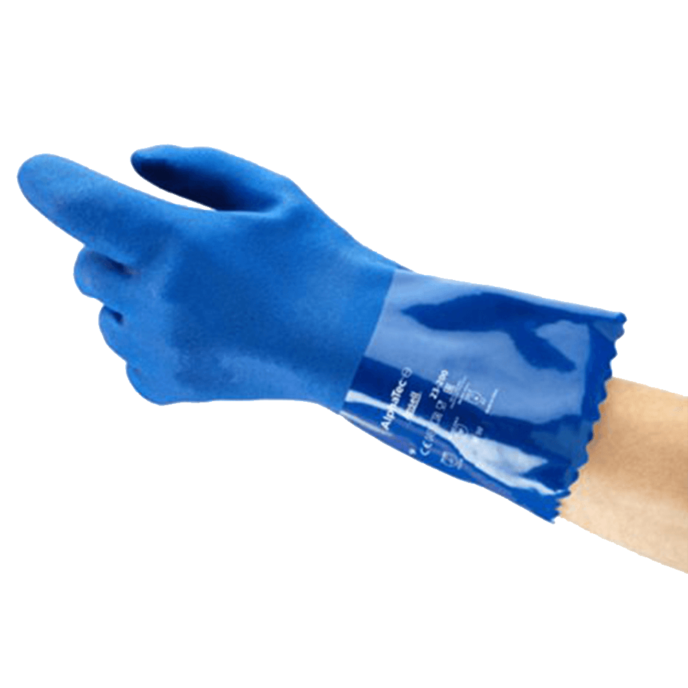 Blue PVC gloves » Semaine Tastemaker Daniel Arsham