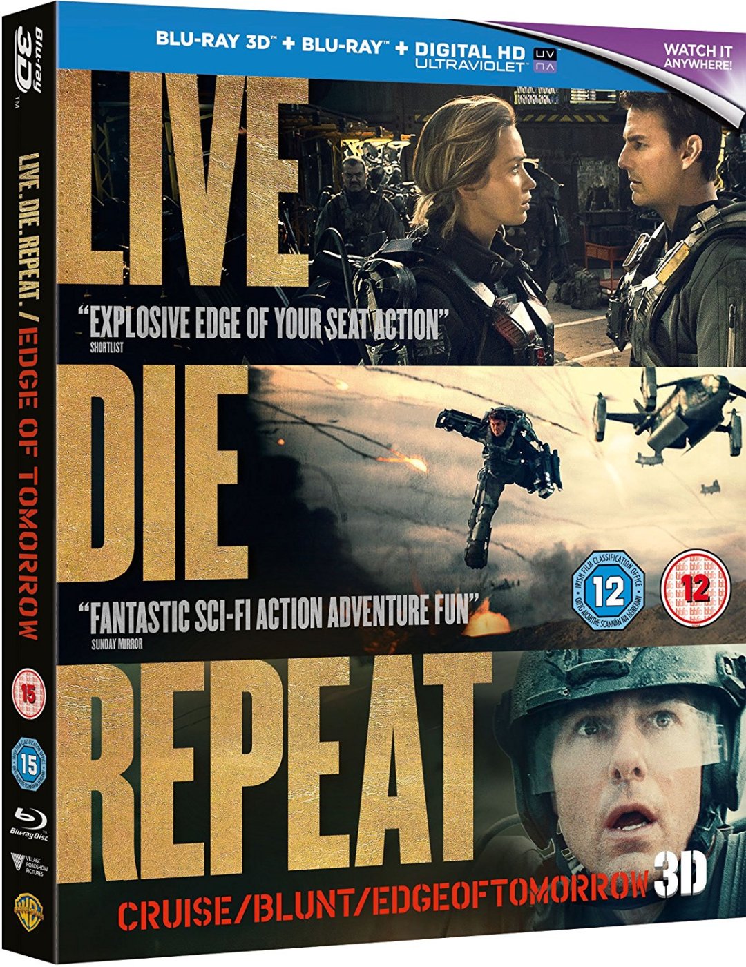 Live Die Repeat Steelbook Cover