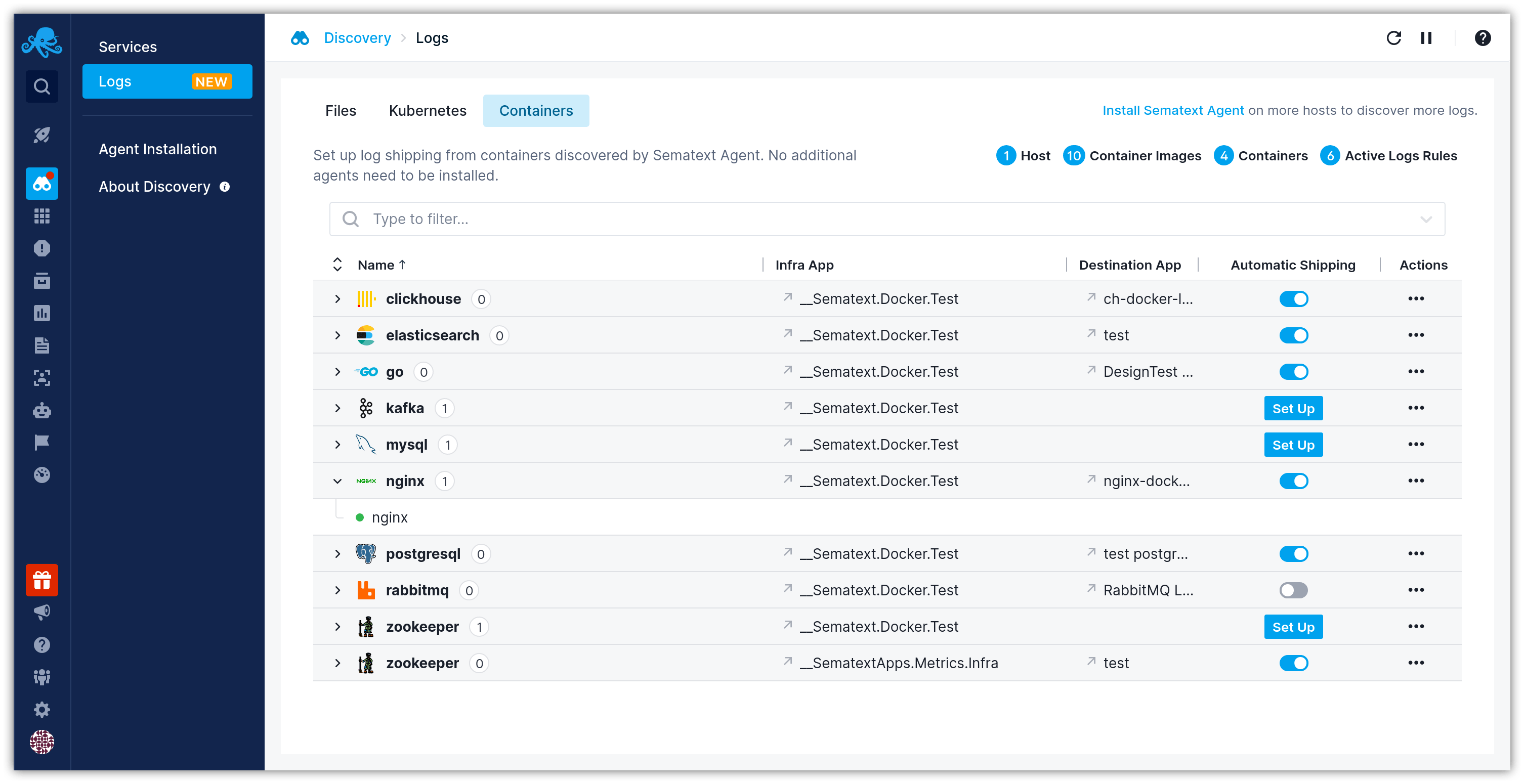 Shipping Container Logs
