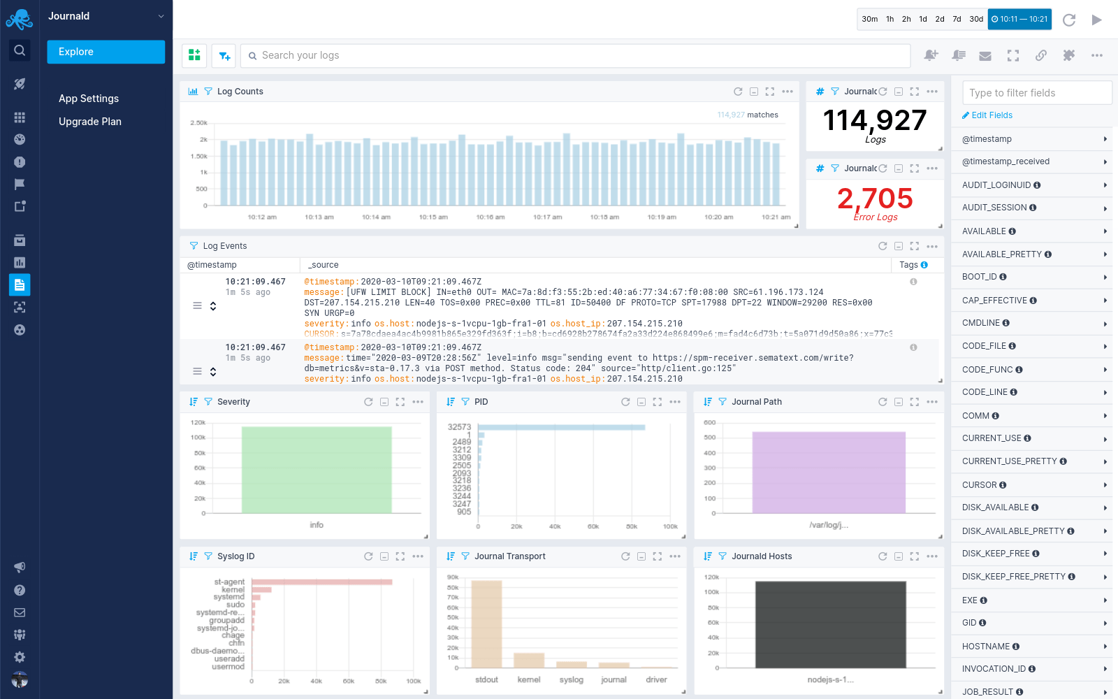 Logging w/ journald Why use it & how it performs vs syslog Sematext