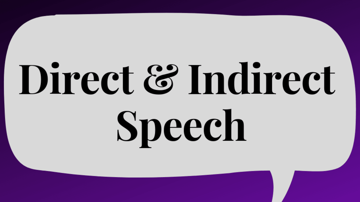Materi, Direct and Indirect speech