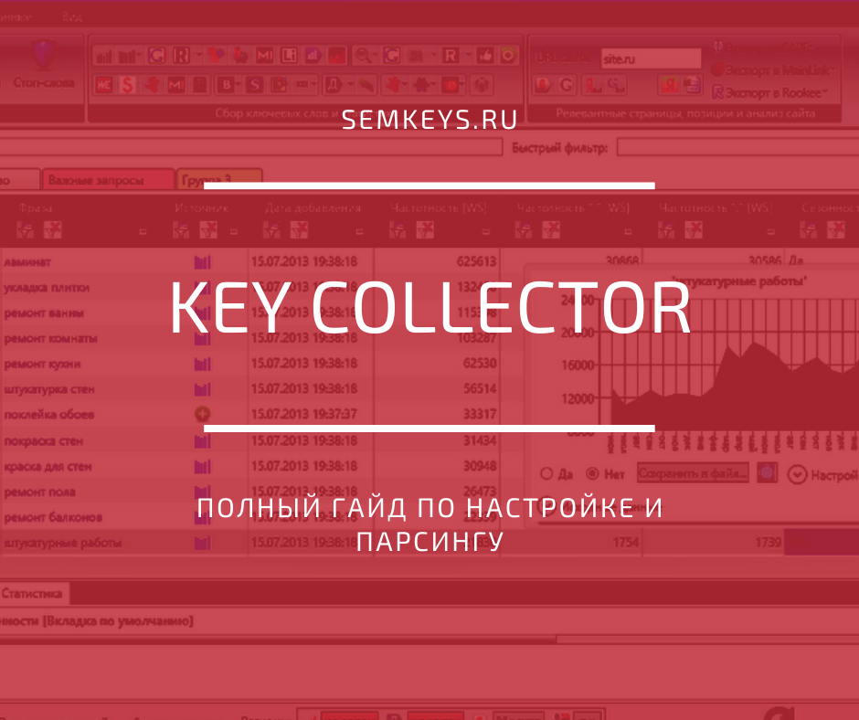 Key Collector настройка, сбор и кластеризация семантического ядра