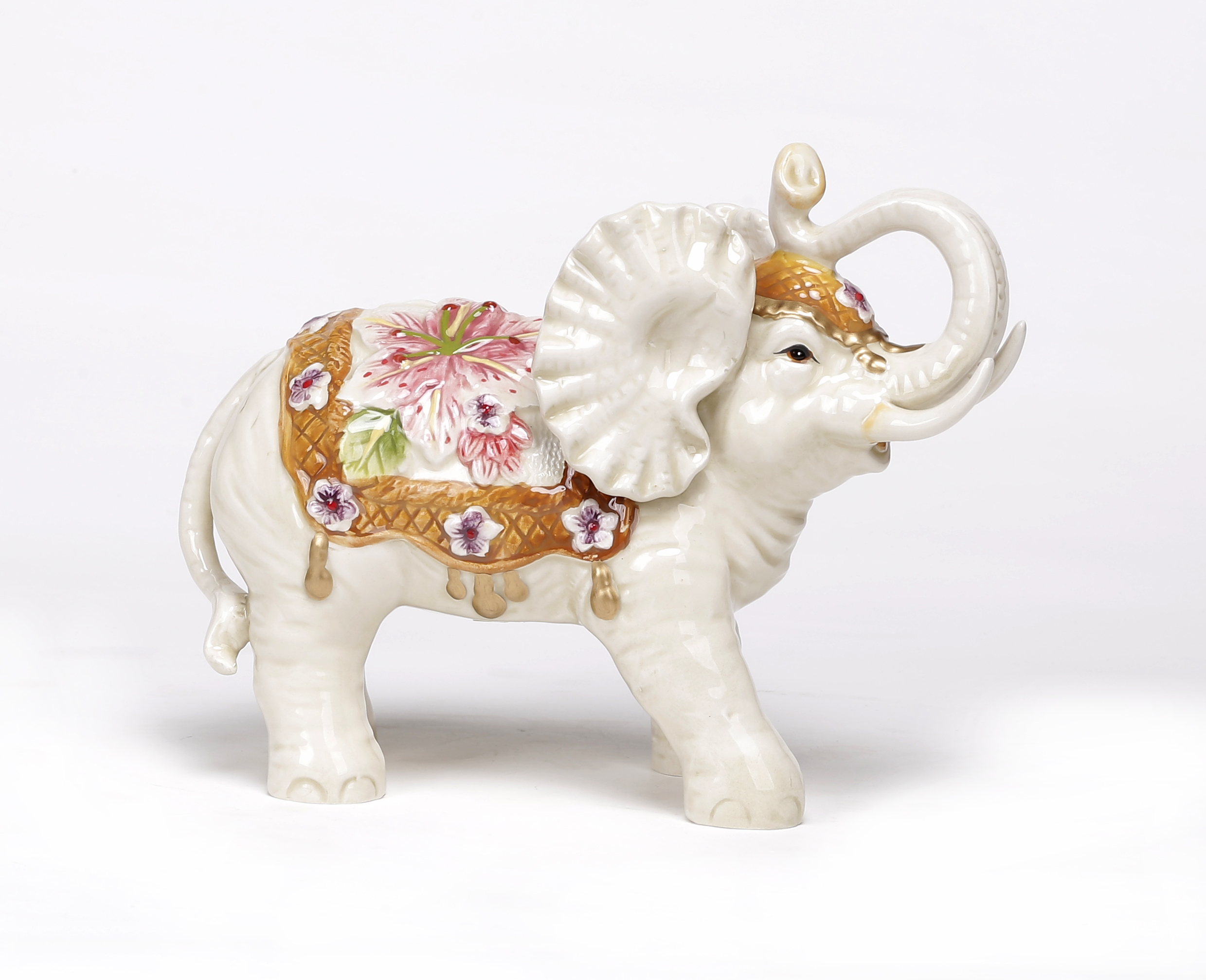 Ceramic Elephant Figurine SEMK Home