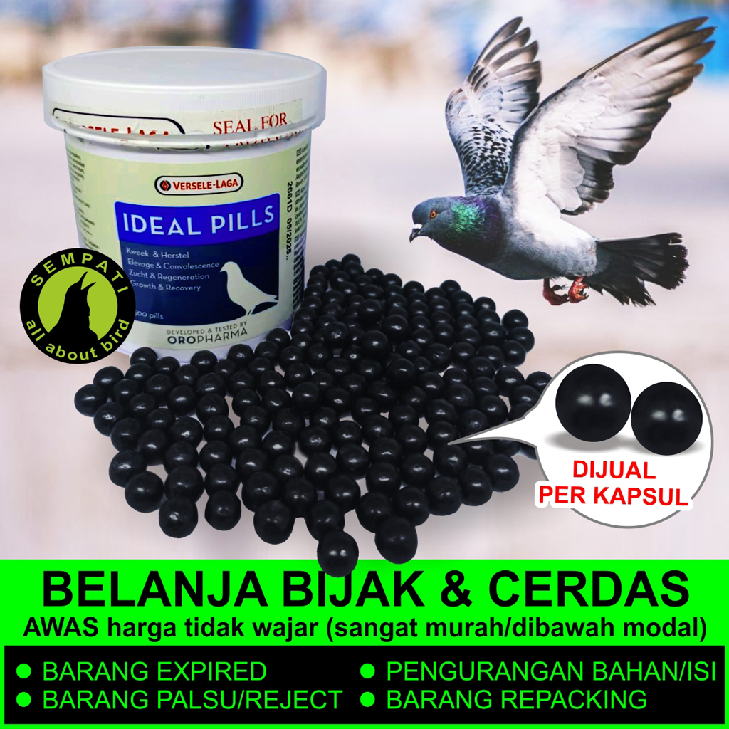 Ideal Pills Pil Verse Lelaga Vitamin Jamu Burung Merpati Dara Lomba Kolongan Balap Pos Tomprang Ternak Breeding Merpati Muda Obat Rawatan Merpati Pildl – Sempati Bird Shop