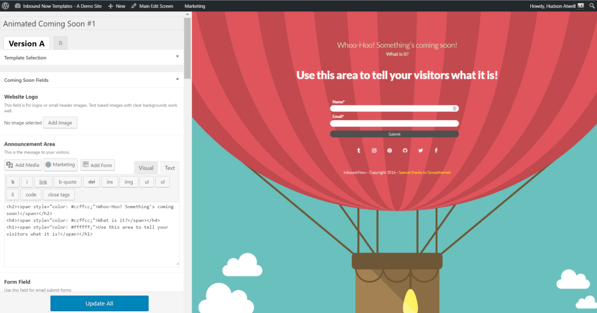 How to Build a Landing Page in WordPress Semper Plugins
