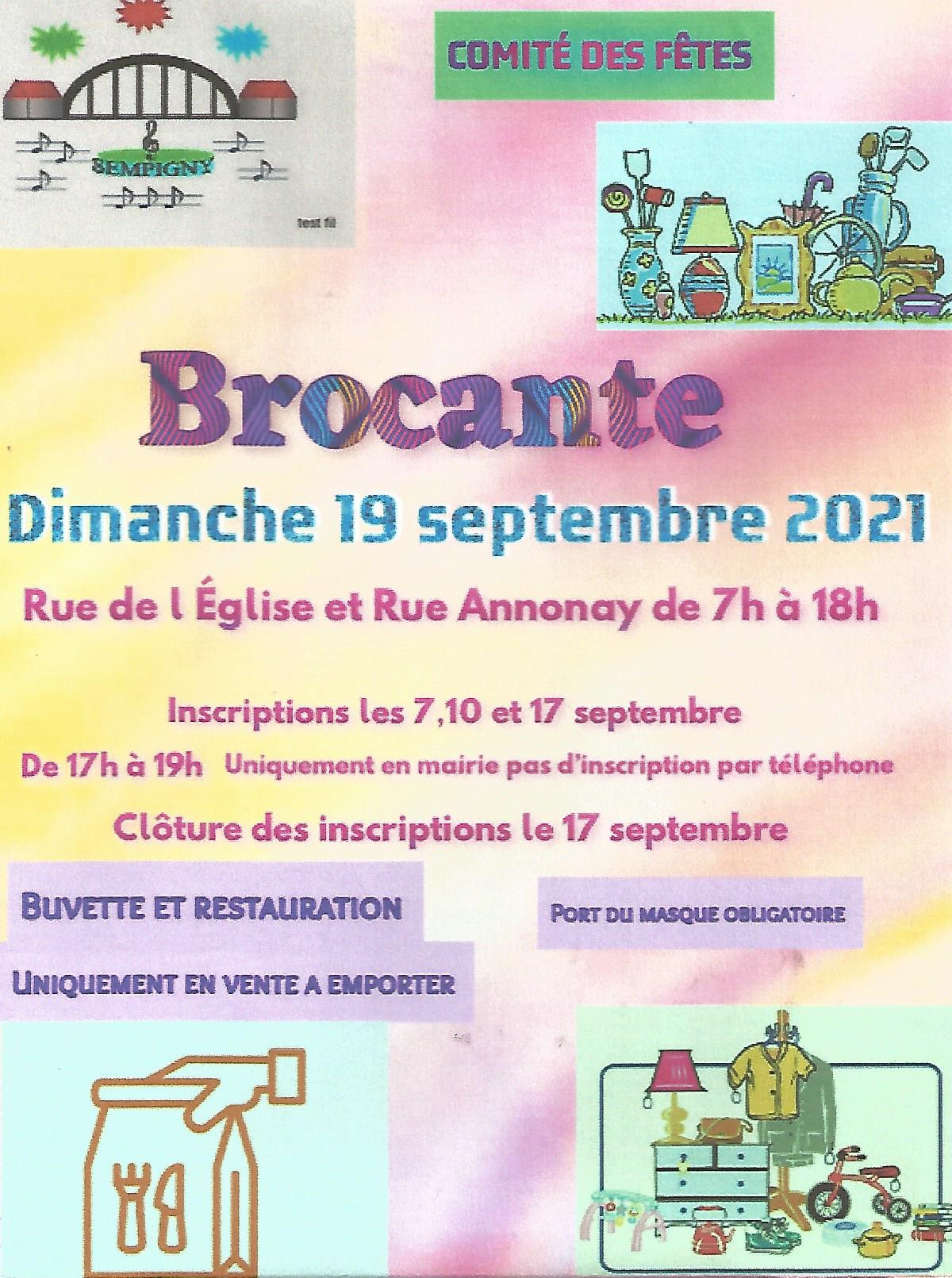 Brocante du Comité des Fêtes sempigny