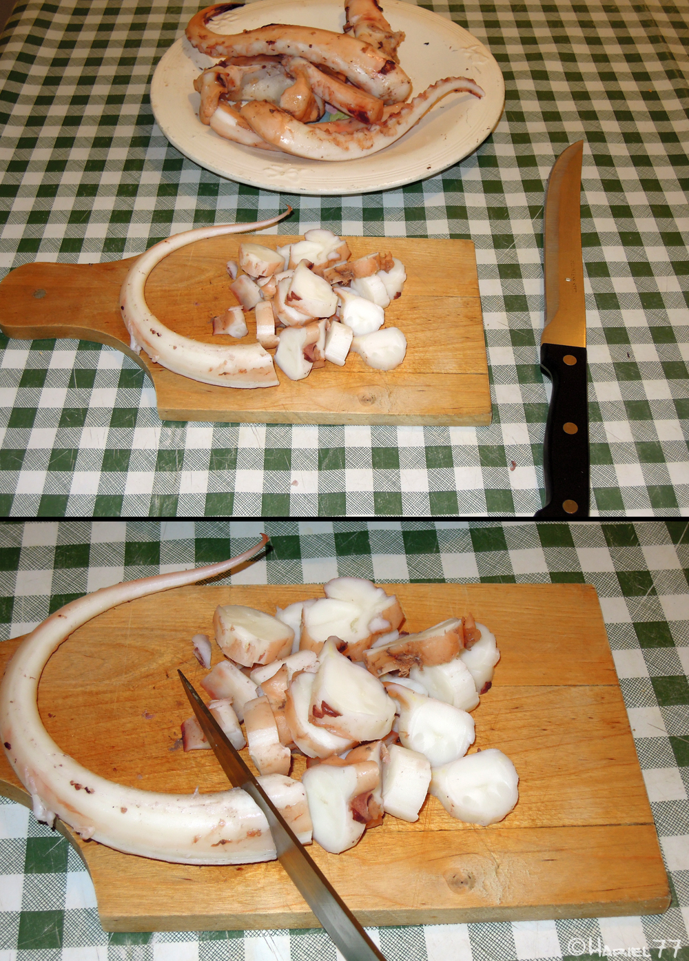 Tentacoli di totano col pomodoro Cucinare è un modo di dare