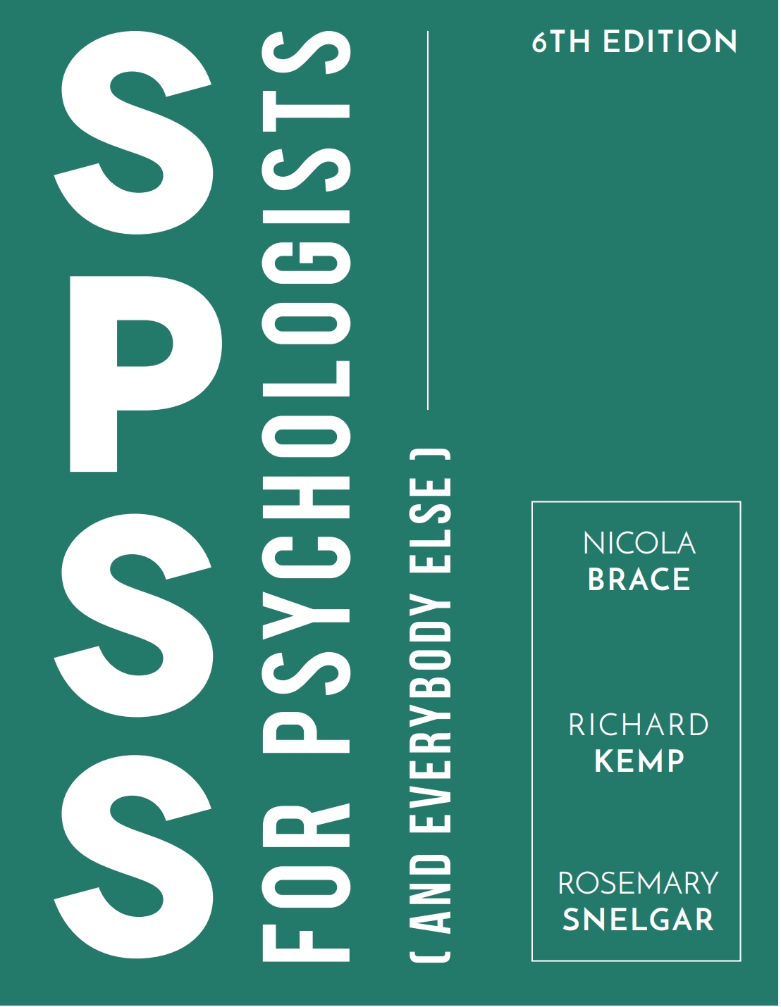 SPSS for Psychologists 6th edition eBook SENABOOKS