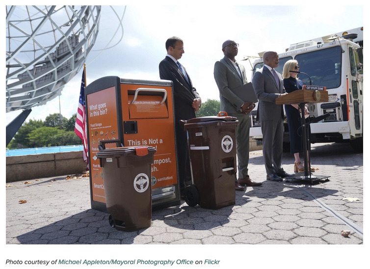Weekly compost pick up Queens boroughwide starting October 3, 2022