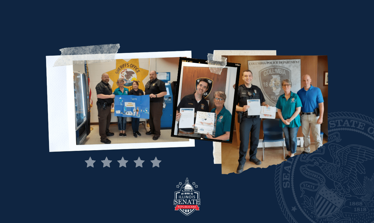 Senator Bryant's office delivers appreciation cards to local police